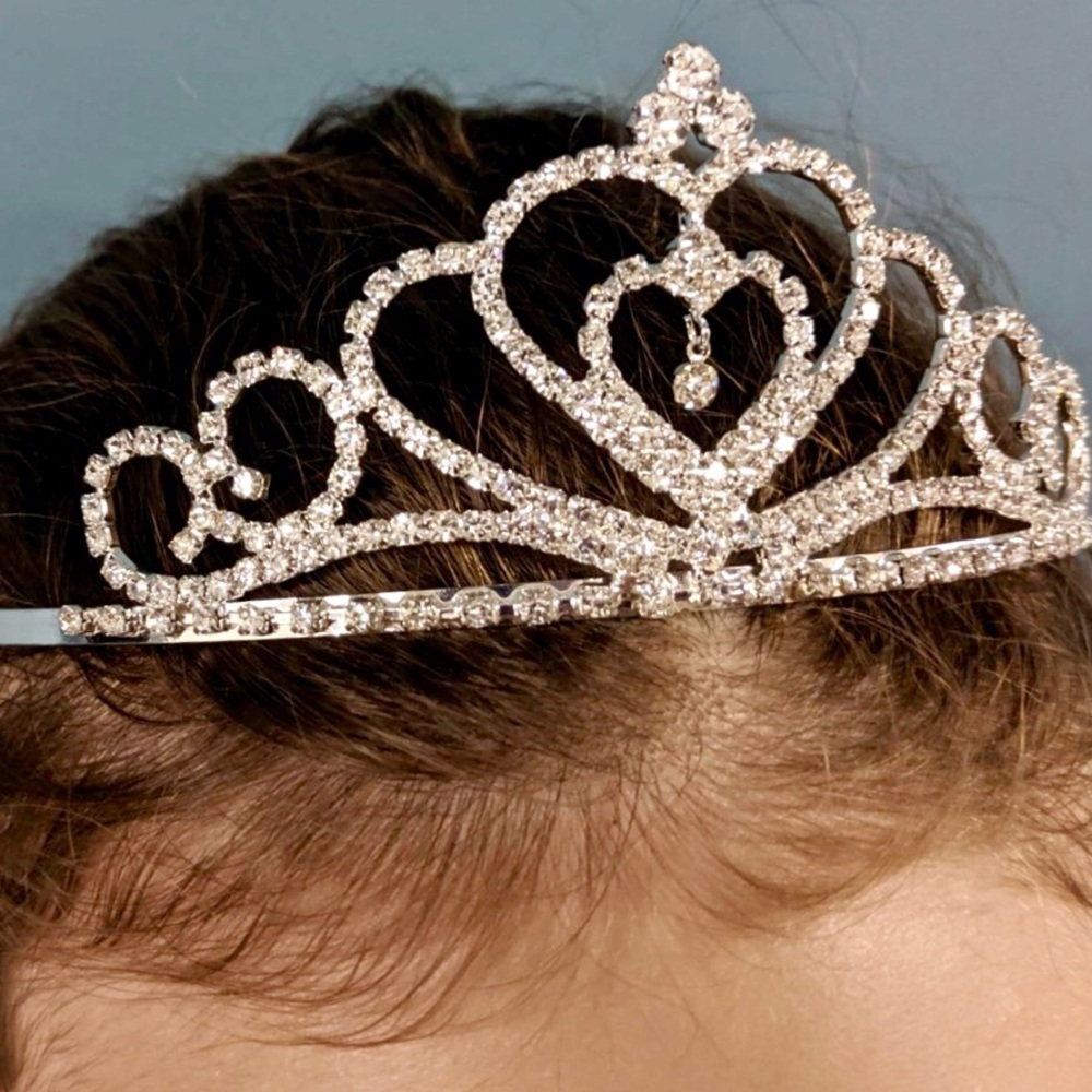 Tiara Crown💗Crystal Style Princess Flower Girl Headband - Bride - Birthday
